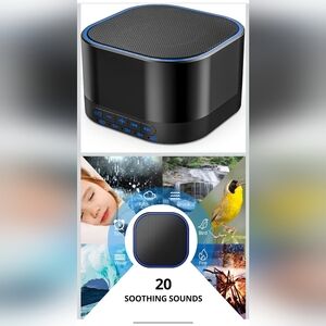 Magic Black Portable Speaker with Nature Sounds